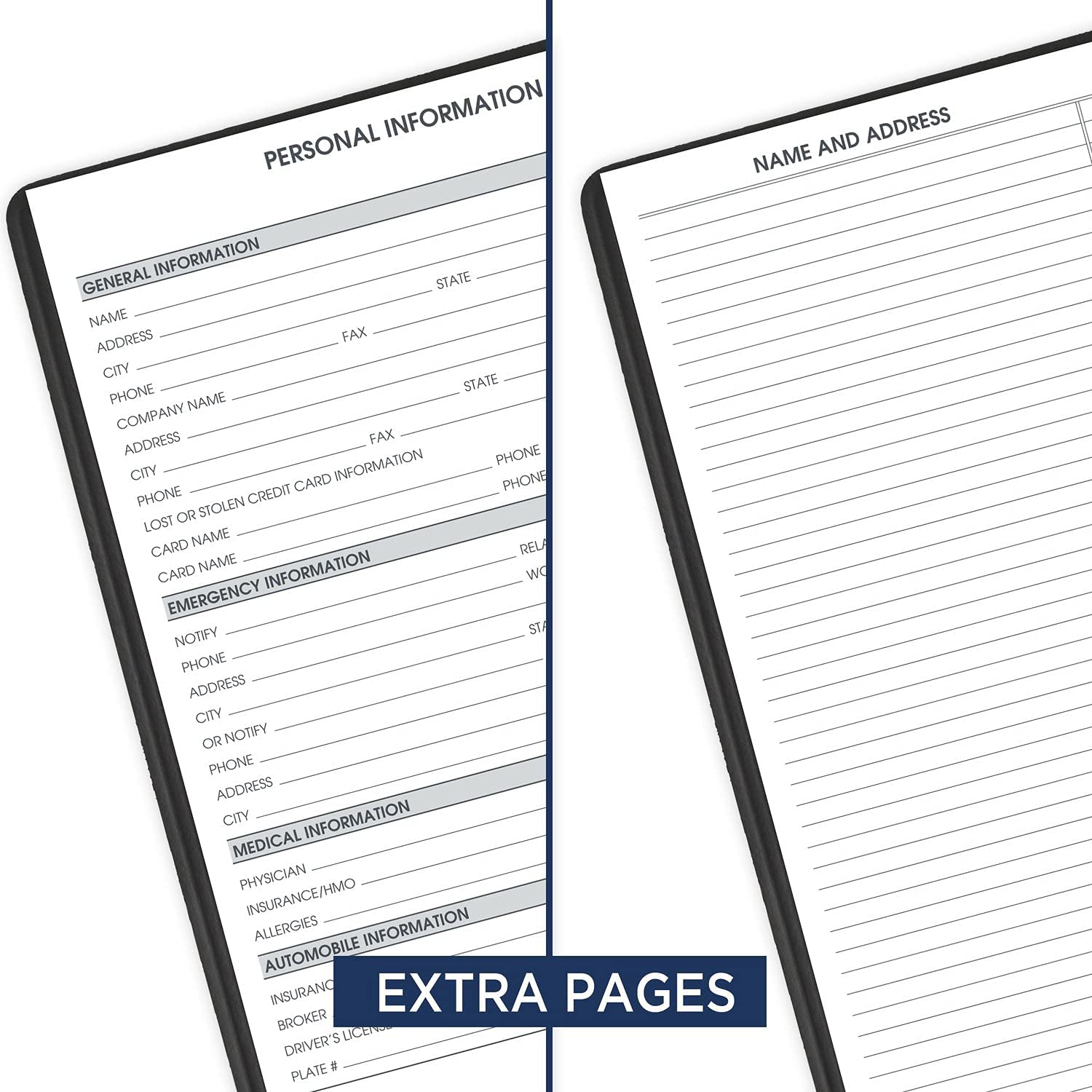 AT-A-GLANCE 2023 Weekly Planner, Quarter-Hourly Appointment Book, 8-1/4" x 11", Large, Black (7095005) - Image 6